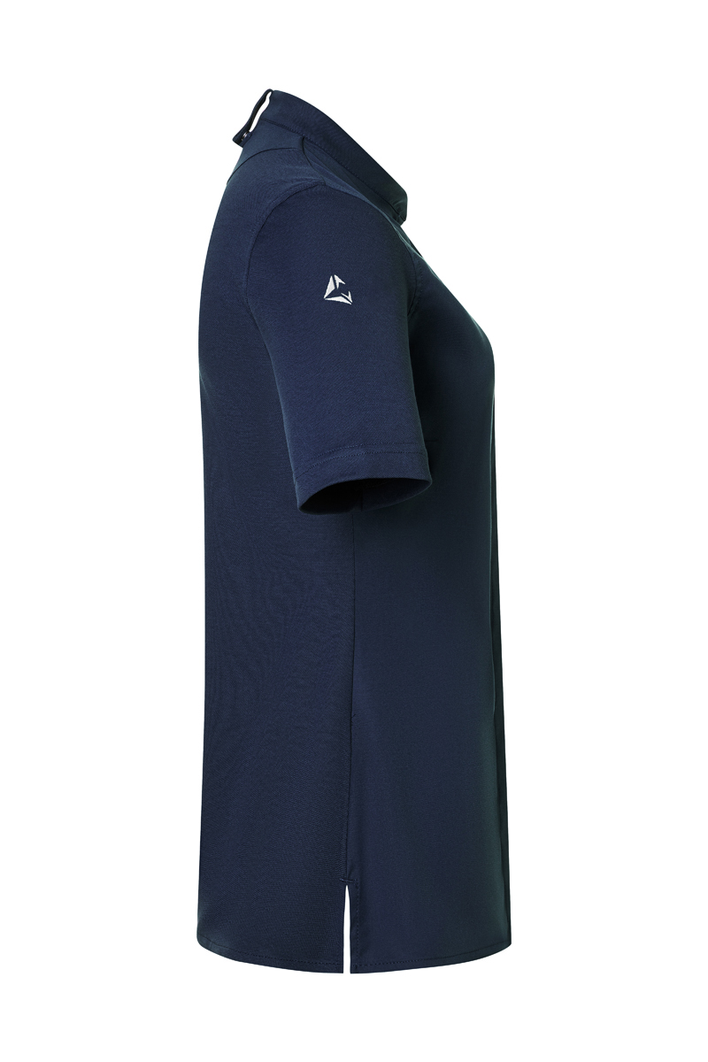 polo, t-shirt, navy, short sleeve, logo, Polohemd, Kurzarm, Navyblau, Poloshirt mit Kragen, Mesh-Struktur