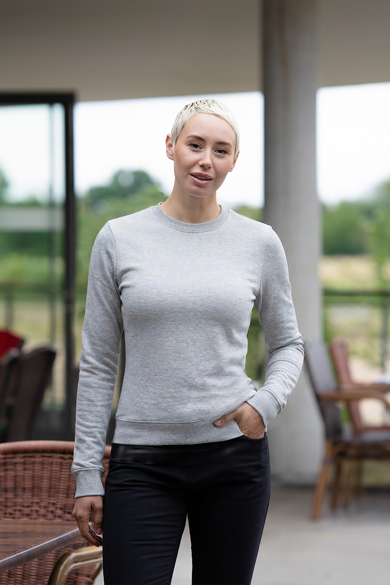 Pullover, Langarm, Grau, Kleidung, Sweatshirt, sweatshirt, grau, langarmshirt, rundhals, casual