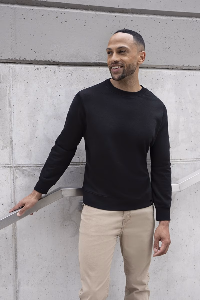 Langarm, Ärmel, Stehend, Handlauf, T-shirt, Langarm, Ärmel, Erwachsener, Mann, Person