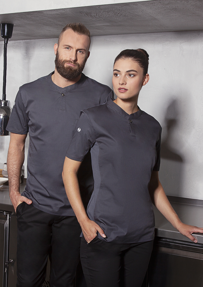 Kurzarm Damen-Arbeitsshirt Performance, Slim Fit