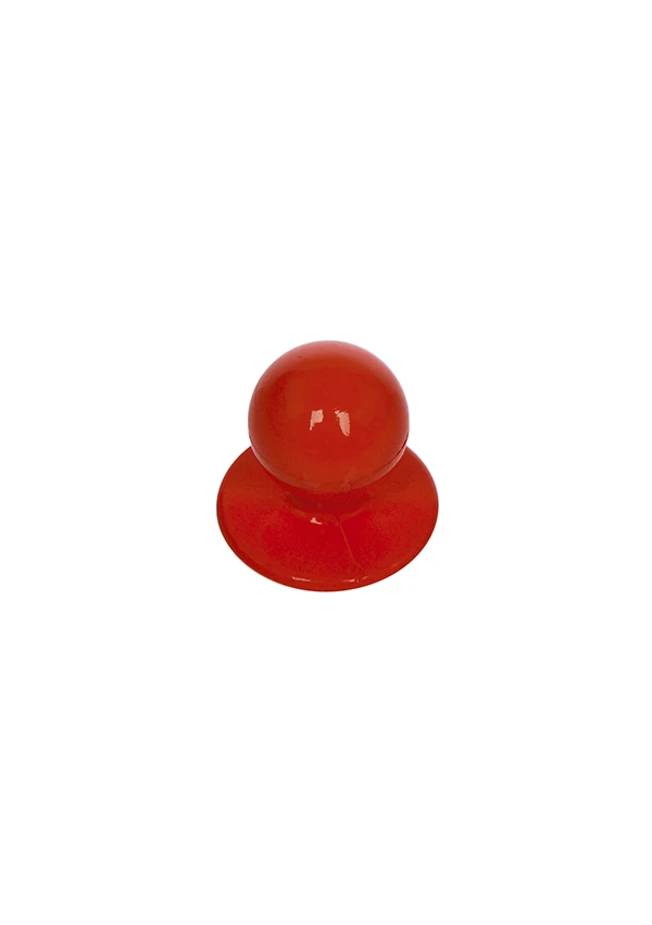 Kugelknöpfe Rot, 12 Stück / Pack