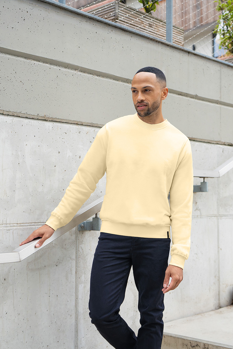 Sweatshirt, Beige, Lange Ärmel, Körpernah, Kleidung