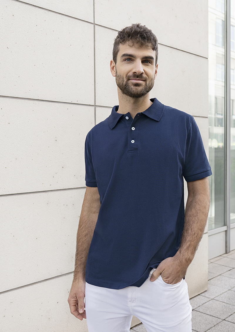 Men's Workwear Polo Shirt Modern-Flair, from Sustainable Material