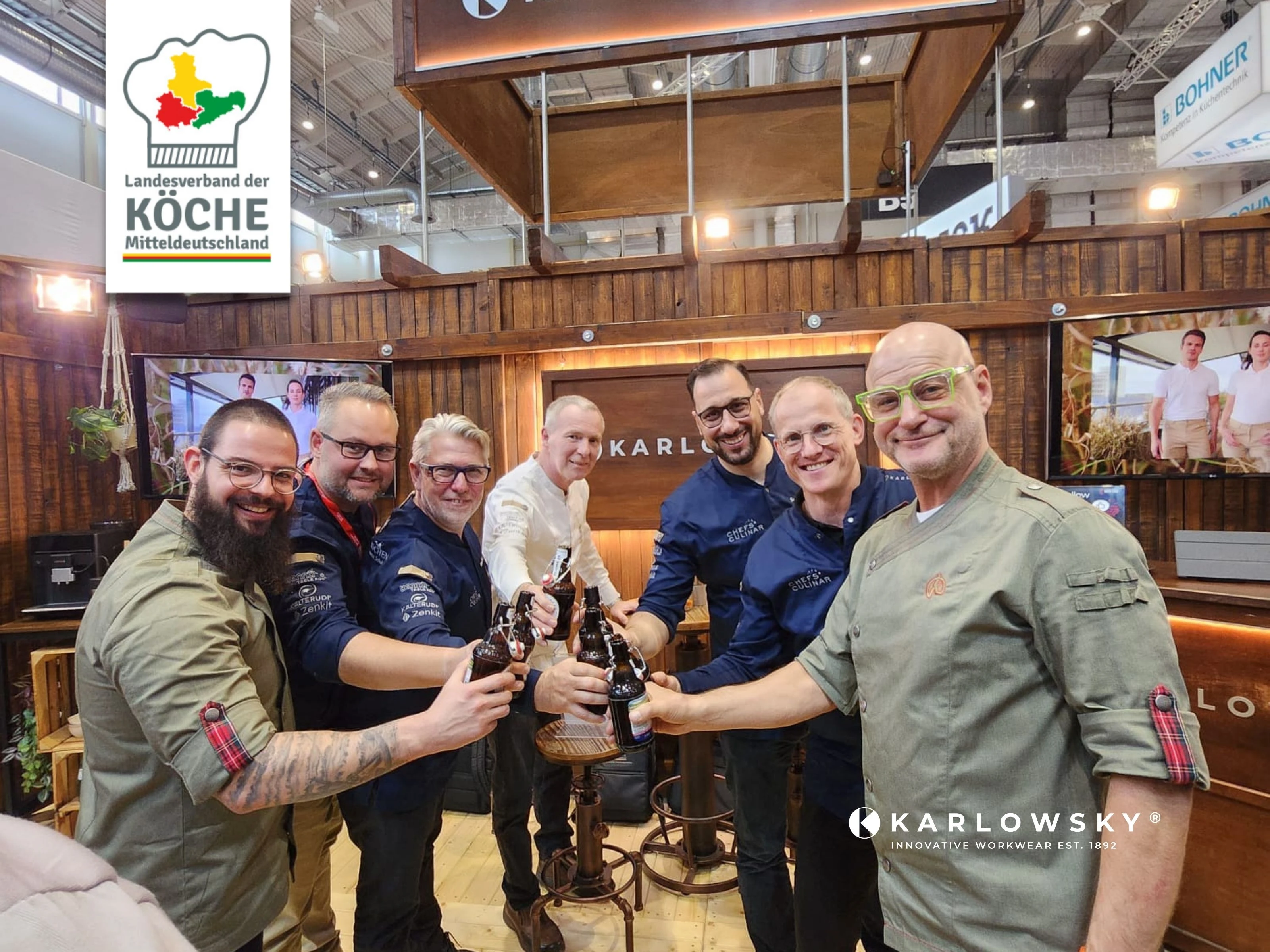 Titelbild Landesverband der Köche Mitteldeutschland Kneipe, Brillen, Menschen, Person, Hosen