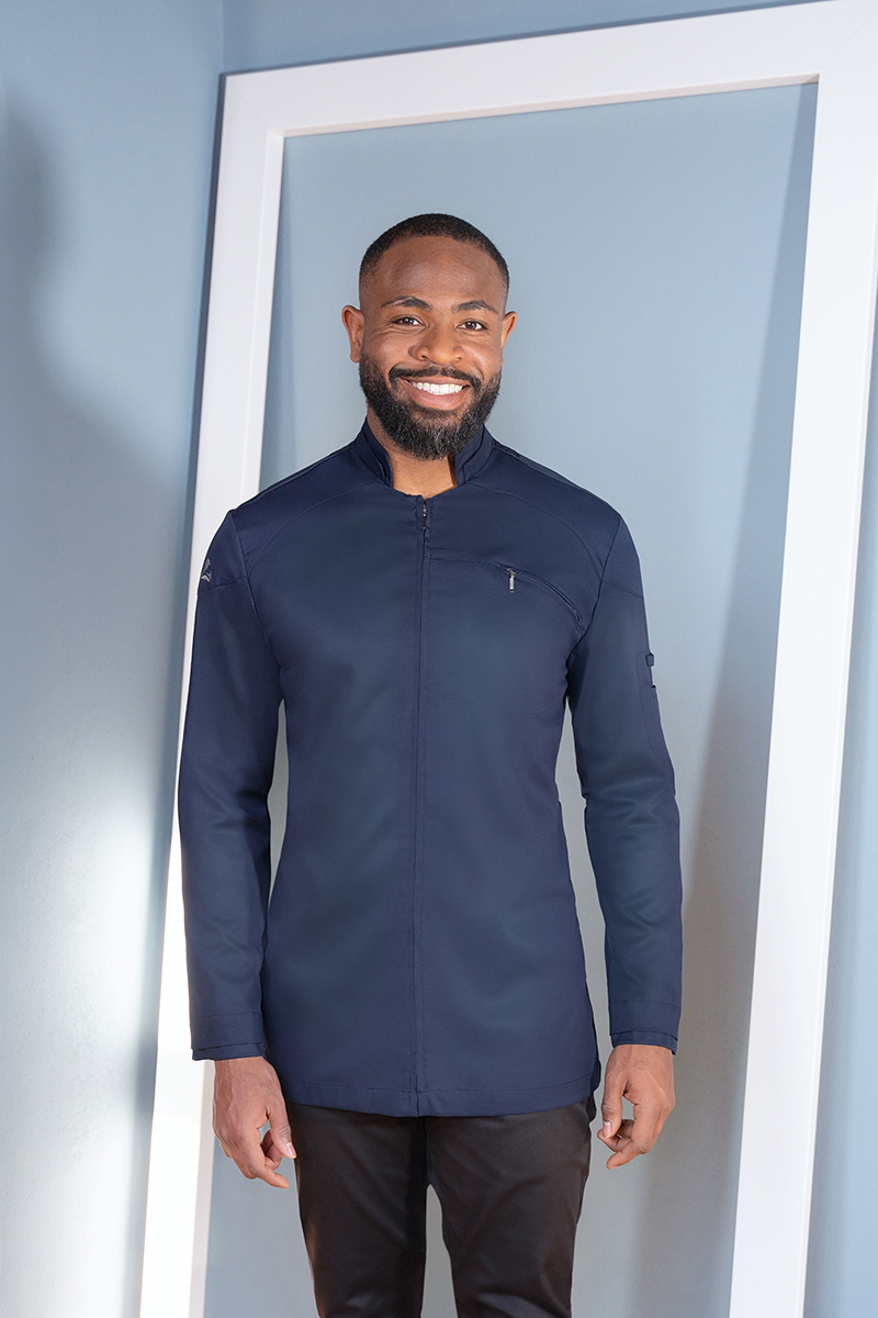 Jacke, Reißverschluss, Dunkelblau, Langarm, Kragenverschluss, jacke, anorak, navy, reißverschluss, taschenreith