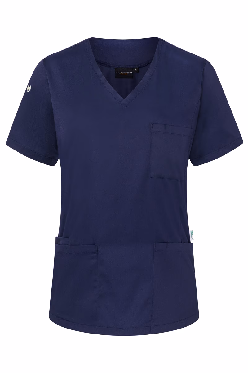 Kurzarm Damen-Schlupfkasack Essential, aus nachhaltigem Material