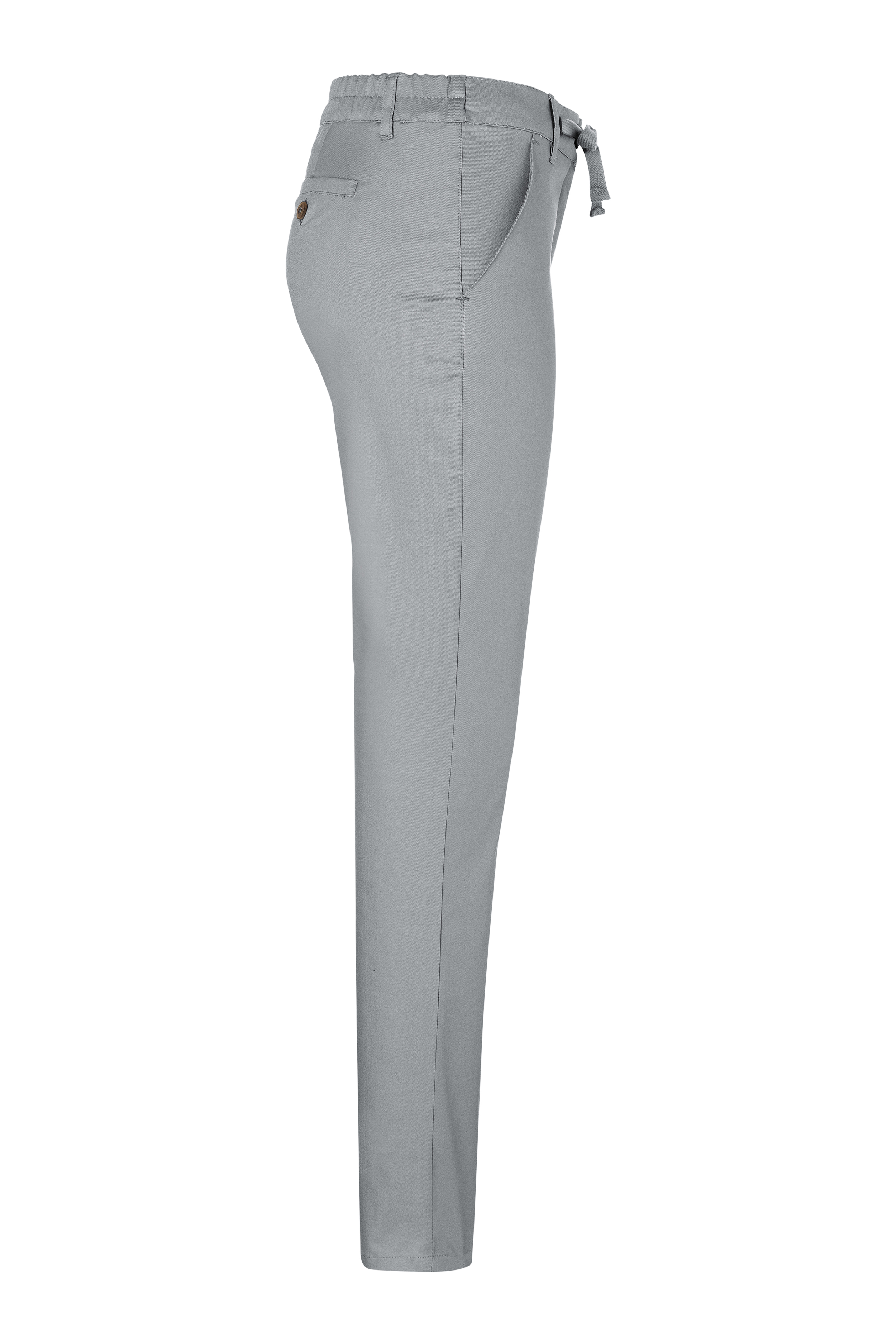Damen Chinohose Modern-Stretch, Gummizug, leicht tailliert