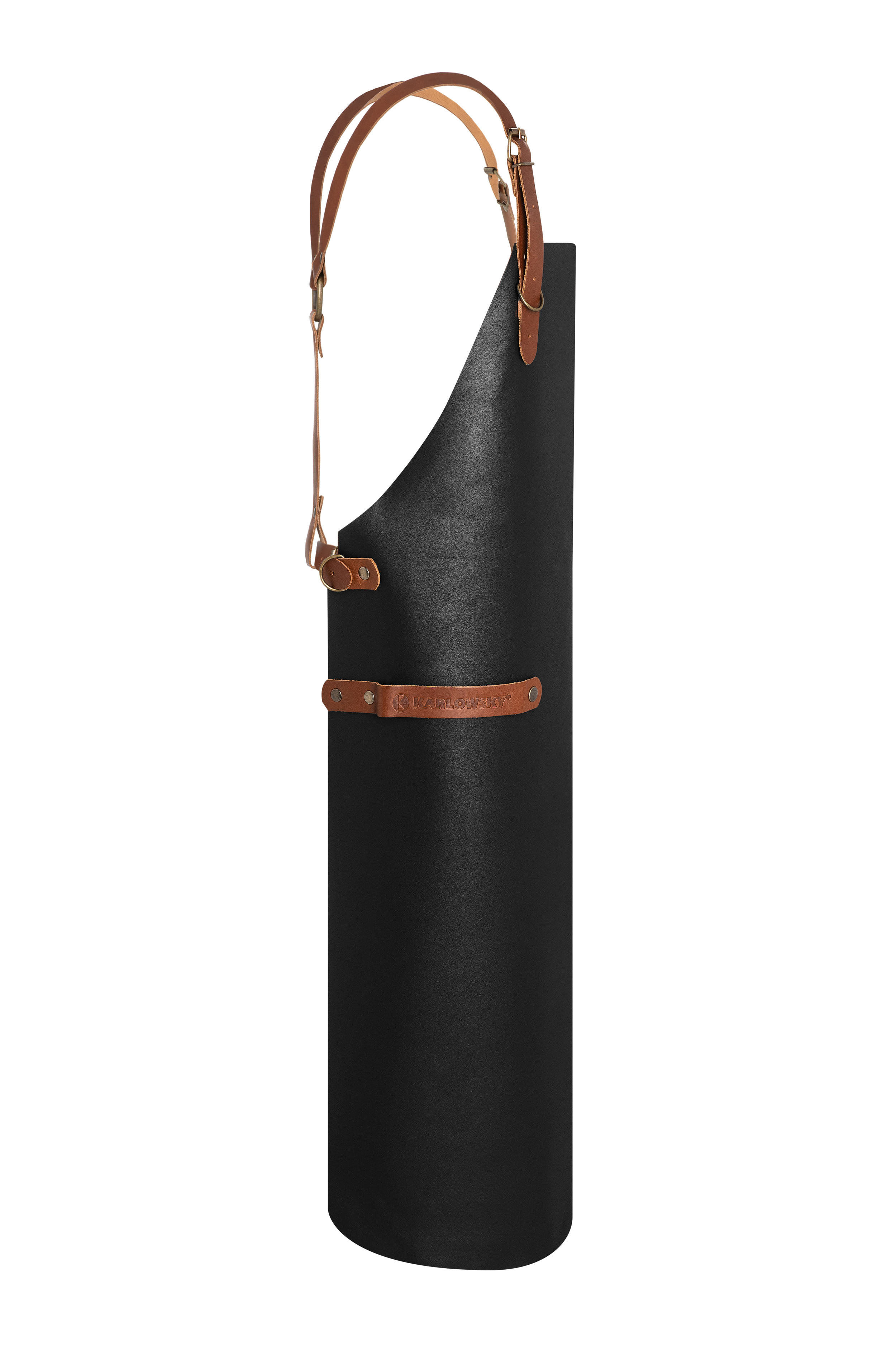 Leather Bib Apron X-Style with Cross Straps