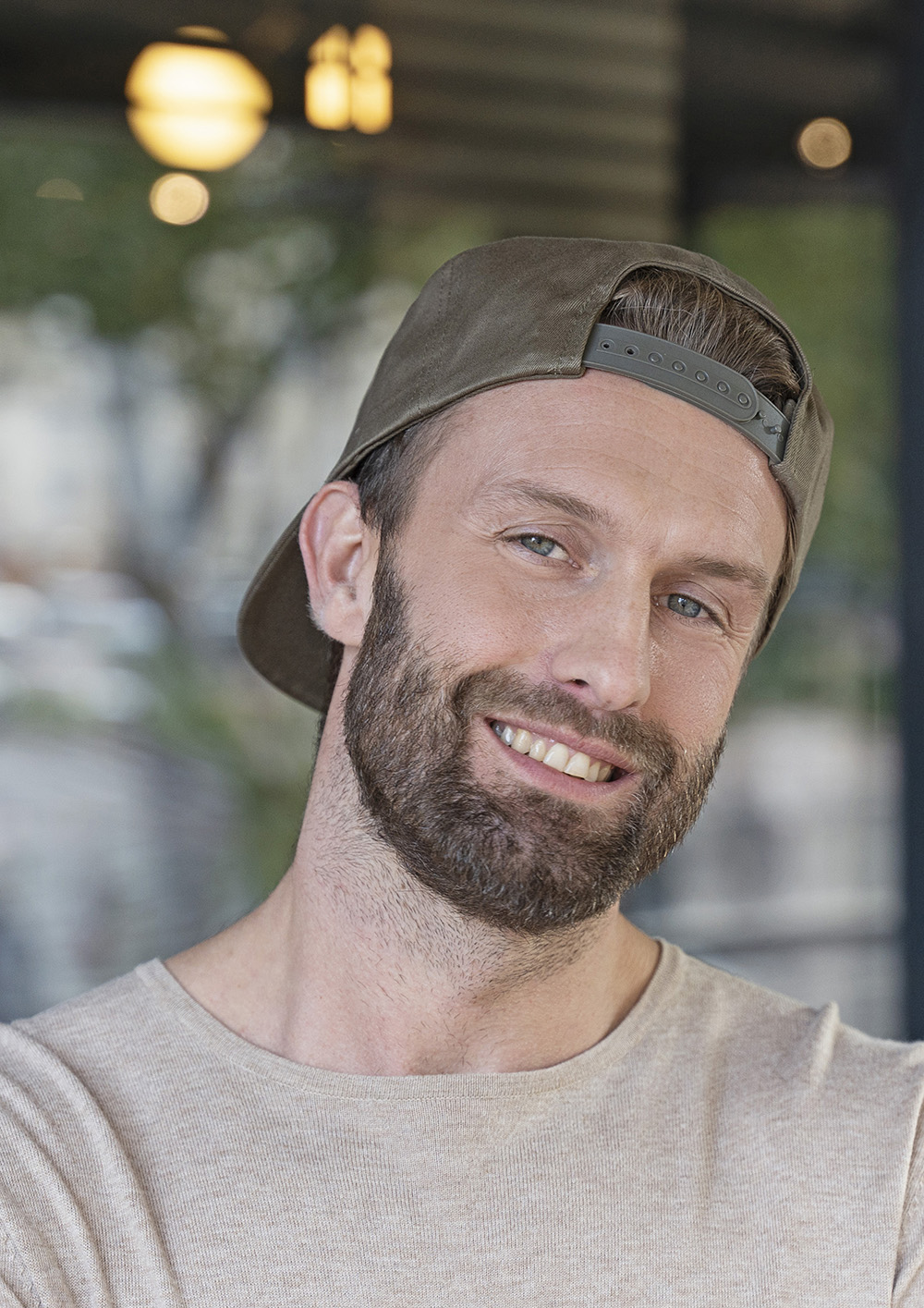 Flat Cap Classic, Baumwolle, Snap-Verschluss