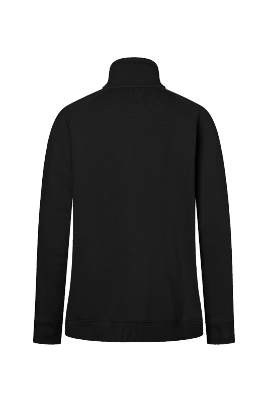 KARLOWSKY Damen Sweatjacke Soft-Face – schwarz (Rücken)