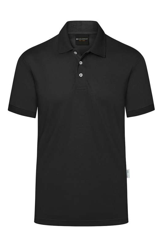 KARLOWSKY Poloshirt Modern-Flair Herren – schwarz (Front)