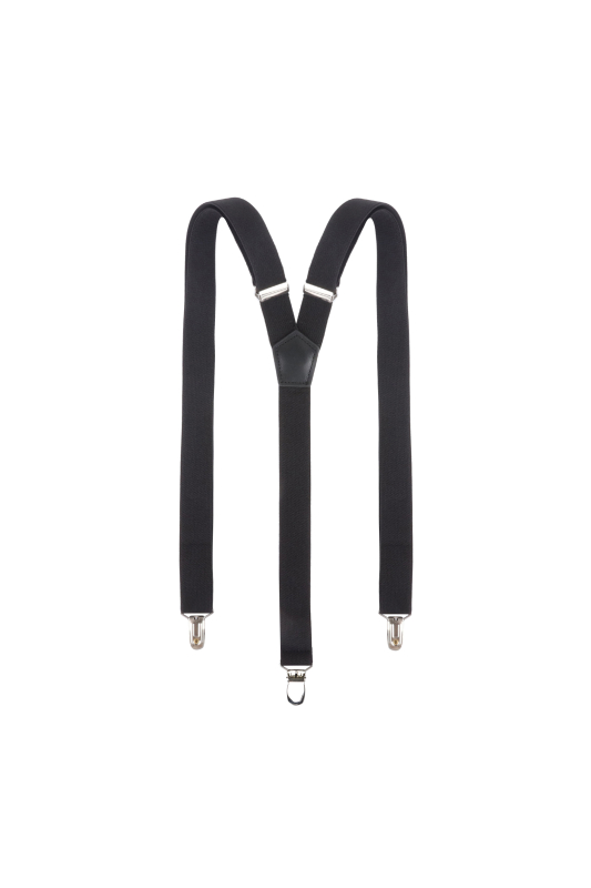 KARLOWSKY Hosenträger Classic – schwarz (Rücken)