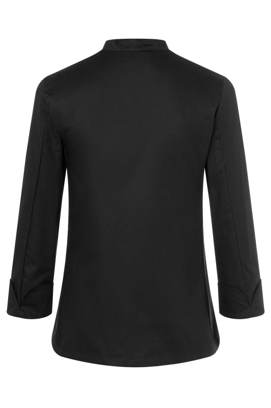 KARLOWSKY Langarm Damen-Kochjacke Agathe – schwarz (Rücken)