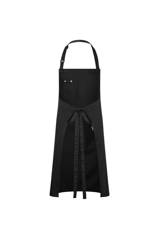 ROCK CHEF® Latzschürze Stage2 – schwarz (Rücken)