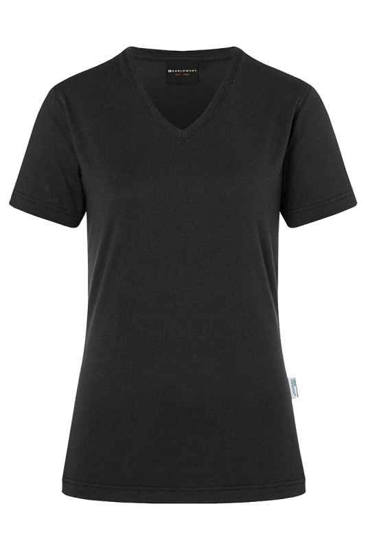 KARLOWSKY Damen T-Shirt Casual-Flair – schwarz (Front)