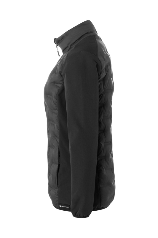 KARLOWSKY Damen Hybrid-Jacke Outdoor-Pro – schwarz (Seite links)