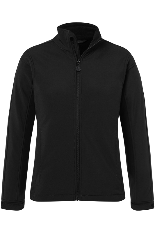 KARLOWSKY Damen Softshelljacke Classic – schwarz (Front)