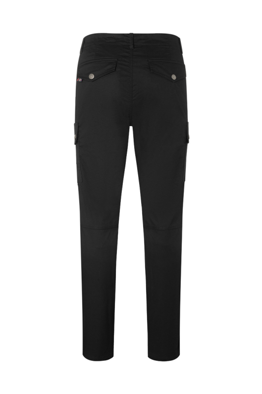 ROCK CHEF® Stretch Cargohose Stage2 Herren – schwarz (Rücken)