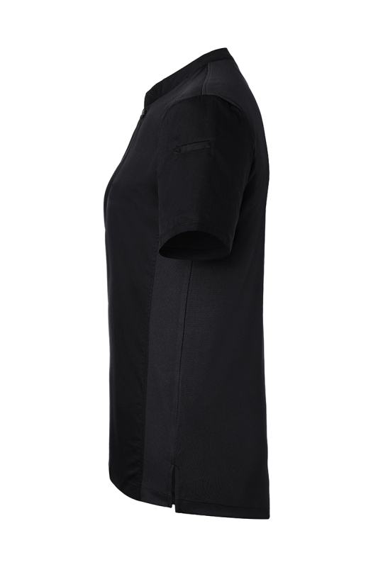 KARLOWSKY Kurzarm Damen-Arbeitsshirt Performance – schwarz (Seite links)