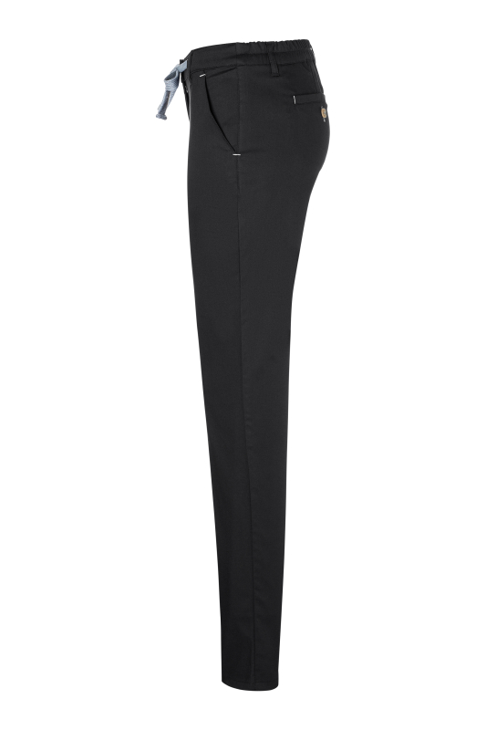 KARLOWSKY Damen Chinohose Modern-Stretch – schwarz (Seite links)