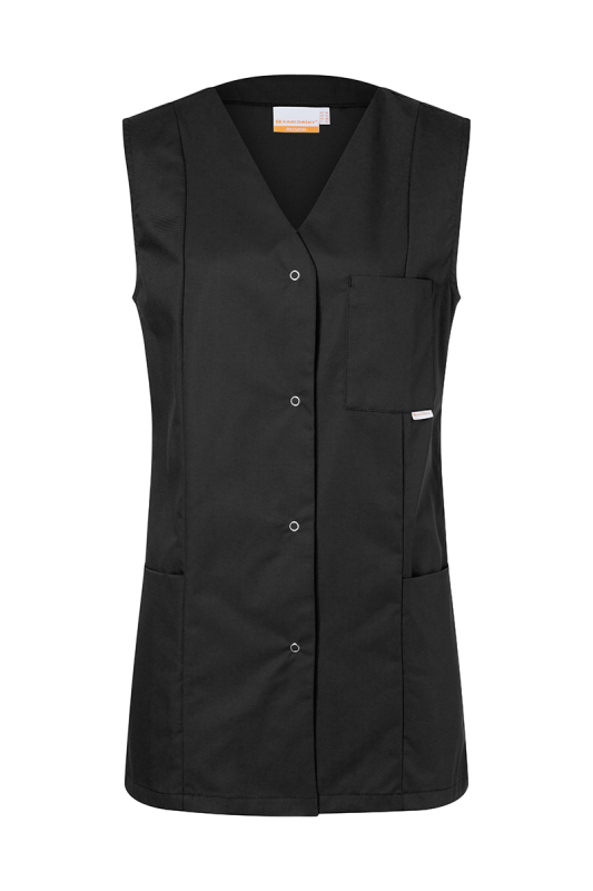 KARLOWSKY Kasack Sara Damen – schwarz (Front)
