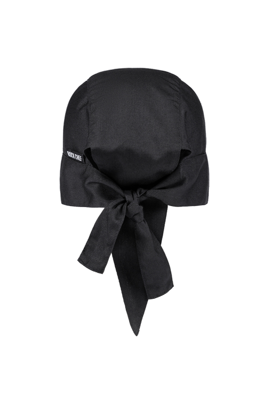 ROCK CHEF® Bandana – schwarz (Rücken)