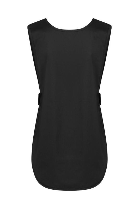 KARLOWSKY Kasack Essential Damen, ärmellos, Überwurf – schwarz (Rücken)
