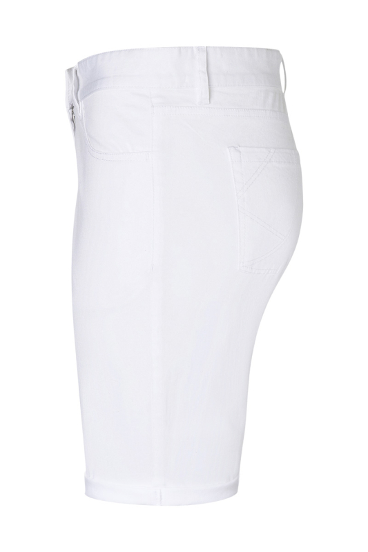 KARLOWSKY Damen 5-Pocket-Shorts Classic-Stretch – weiß (Seite links)