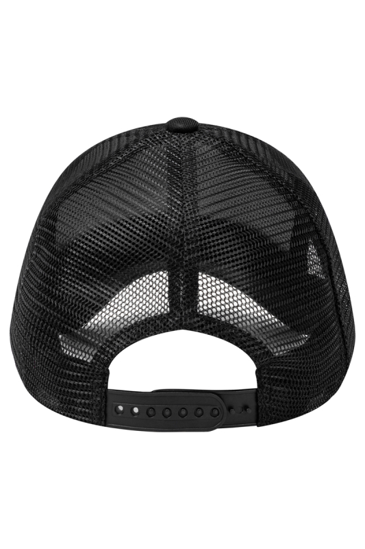 KARLOWSKY Trucker Mesh Cap – schwarz / schwarz (Rücken)