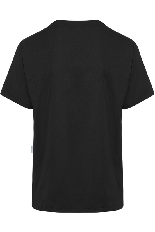 KARLOWSKY Kasack Essential Herren – schwarz (Rücken)