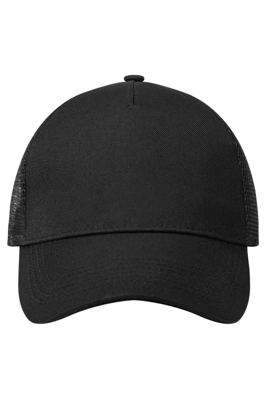 KARLOWSKY Trucker Mesh Cap – schwarz / schwarz (Front)