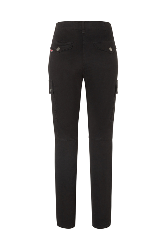 ROCK CHEF® Stretch Cargohose Stage2 Damen – schwarz (Rücken)